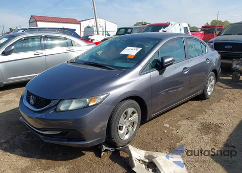2015 Honda Civic Lx из США, поврежденный, VIN 19XFB2F56FE105127